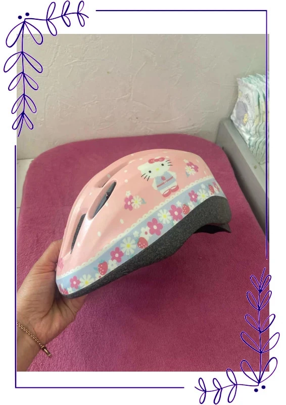 Capacete de bicicleta hello kitty – photo 2